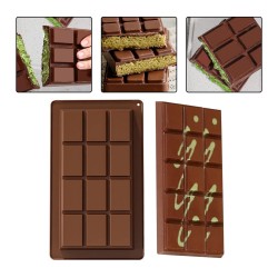 Silikon Kalıp Dubai Çikolata Bar ve Kek Büyük Boy Derin Tablet Dubai Çikolatası Kalıbı Silikon Kalıp Dubai Çikolata Bar ve Kek Büyük Boy Derin Tablet Dubai Çikolatası Kalıbı
