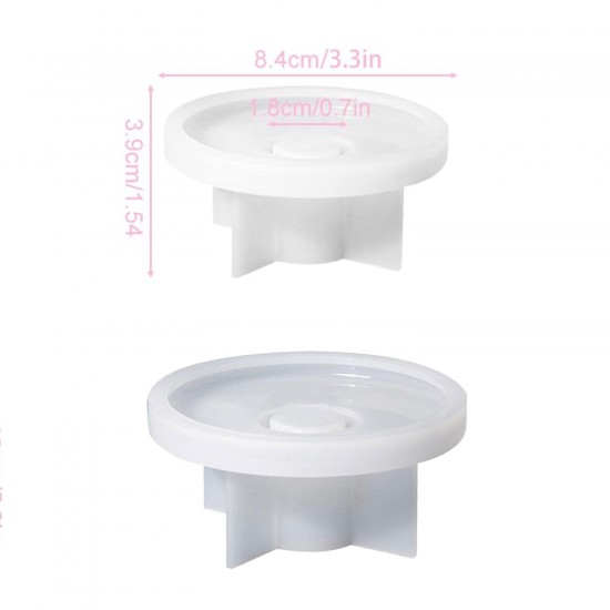Silikon Kalıp Epoksi Taş Tozu Beton Şamdanlık Mum Tutucu Kalıbı 8.4 CM Silikon Kalıp Epoksi Taş Tozu Beton Şamdanlık Mum Tutucu Kalıbı 8.4 CM