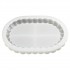 Silikon Kalıp Epoksi Taş Tozu Beton Oval Mini Misketli Bubble Tepsi Kalıbı 17.2X12 CM