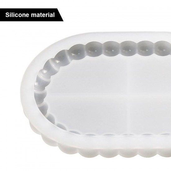 Silikon Kalıp Epoksi Taş Tozu Beton Oval Mini Misketli Bubble Tepsi Kalıbı 17.2X12 CM Silikon Kalıp Epoksi Taş Tozu Beton Oval Mini Misketli Bubble Tepsi Kalıbı 17.2X12 CM