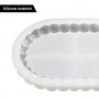 Silikon Kalıp Epoksi Taş Tozu Beton Oval Mini Misketli Bubble Tepsi Kalıbı 17.2X12 CM Silikon Kalıp Epoksi Taş Tozu Beton Oval Mini Misketli Bubble Tepsi Kalıbı 17.2X12 CM