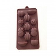 Silikon Kalıp Farklı  Meyve Modeli   Kalıbı  11 li 