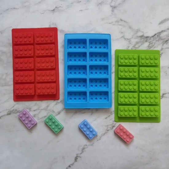 Silikon Kalıp Lego 10 Lu Silikon Kalıp Lego 10 Lu