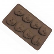 Silikon  Kalıp Kuru Kafa Çikolata Kalıbı 8 li  Silikon  Kalıp Kuru Kafa Çikolata Kalıbı 8 li