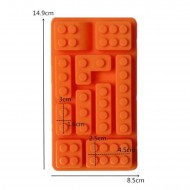 Silikon  Kalıp  Lego  10 Lu  Silikon  Kalıp  Lego  10 Lu
