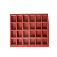 Silikon Kalıp Mini Dikdörtgen Çikolata ve Kek Kalıbı 24 Lü Silikon Kalıp Mini Dikdörtgen Çikolata ve Kek Kalıbı 24 Lü