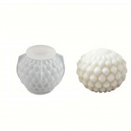 Silikon Kalıp Yuvarlak Mum Taş Tozu Su Damlası Mum Kalıbı