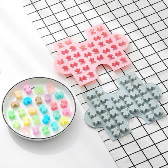 Silikon Kek Kalıp Çikolata Puzzle Şekilli Minik Puzzele Kalıbı Şeker Hamuru Jelibon Kalıbı Silikon Kek Kalıp Çikolata Puzzle Şekilli Minik Puzzele Kalıbı Şeker Hamuru Jelibon Kalıbı
