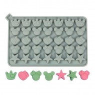 Silikon Mickey Mouse Ve Kral Tacı Yıldız Figürleri Haribo Çikolata Ve Jelibon Kalıbı