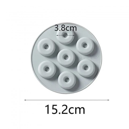 Silikon Mini Donut Çikolata Ve Jelibon Kalıbı 7 Li