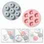 Silikon Mini Donut Çikolata Ve Jelibon Kalıbı 7 Li