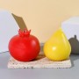 Silikon Mum 3D Nar Model Sabun Beton Ve Taş Tozu Kalıbı Silikon Mum 3D Nar Model Sabun Beton Ve Taş Tozu Kalıbı