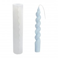 Silikon Şamdanlık Mum Kalıbı İtalyan Burgulu 18.7 CM Silikon Şamdanlık Mum Kalıbı İtalyan Burgulu 18.7 CM