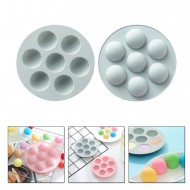 Silikon Spor Temalı Basketbol ve Futbol Topu Çikolata Ve Jelibon Kalıbı 7 Li