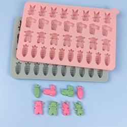 Silikon Tavşan Hayvan Havuç Figürleri Haribo Çikolata Ve Jelibon Kalıbı Silikon Tavşan Hayvan Havuç Figürleri Haribo Çikolata Ve Jelibon Kalıbı