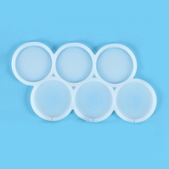 Silikon Yuvarlak Model Bombeli ve Düz Şeker Lolipop Kalıbı 6 Lı Silikon Yuvarlak Model Bombeli ve Düz Şeker Lolipop Kalıbı 6 Lı