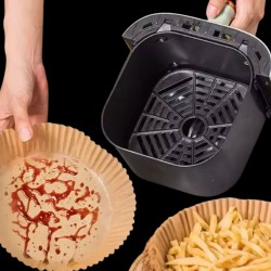 Tek Kullanımlık Tabak Yuvarlak Air Fryer Için Pişirme Kağıdı 50'li 16 CM Tek Kullanımlık Tabak Yuvarlak Air Fryer Için Pişirme Kağıdı 50'li 16 CM