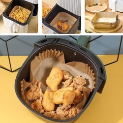 Tek Kullanımlık Tabak Kare Air Fryer Için Pişirme Kağıdı 50'li 16 CM Tek Kullanımlık Tabak Kare Air Fryer Için Pişirme Kağıdı 50'li 16 CM