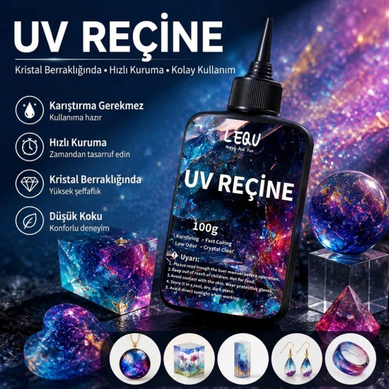 Uv Epoksi Reçine 100GR Uv Epoksi Reçine 100GR