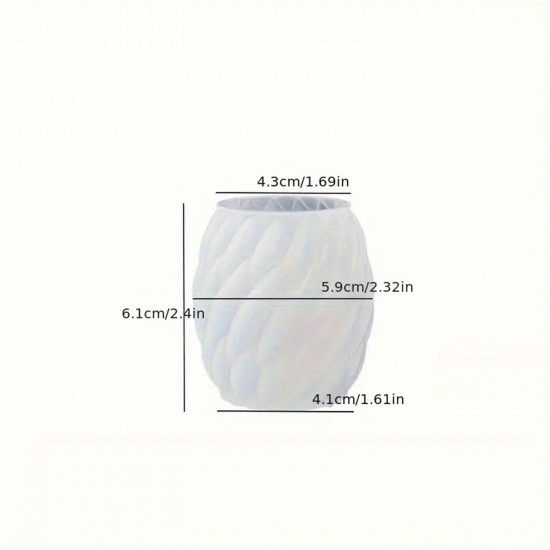 Silikon Mum Yağmur Damlası Şekilli Küçük Boy 3D Geometrik Kavisli Sütun Sabun Kalıbı Silikon Mum Yağmur Damlası Şekilli Küçük Boy 3D Geometrik Kavisli Sütun Sabun Kalıbı