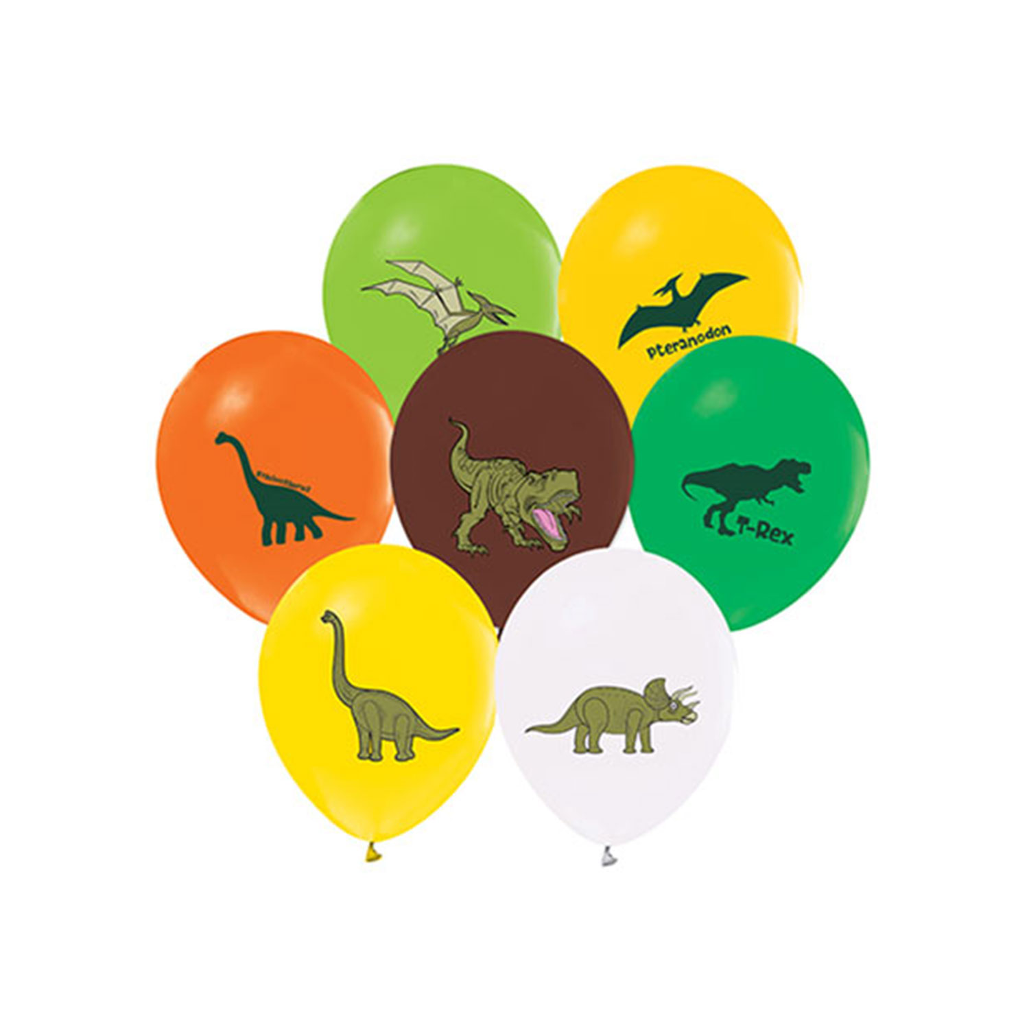 Jurassic Temalı Pastel Balon Karışık Renk (20 Adet) Jurassic Temalı Pastel Balon Karışık Renk (20 Adet)