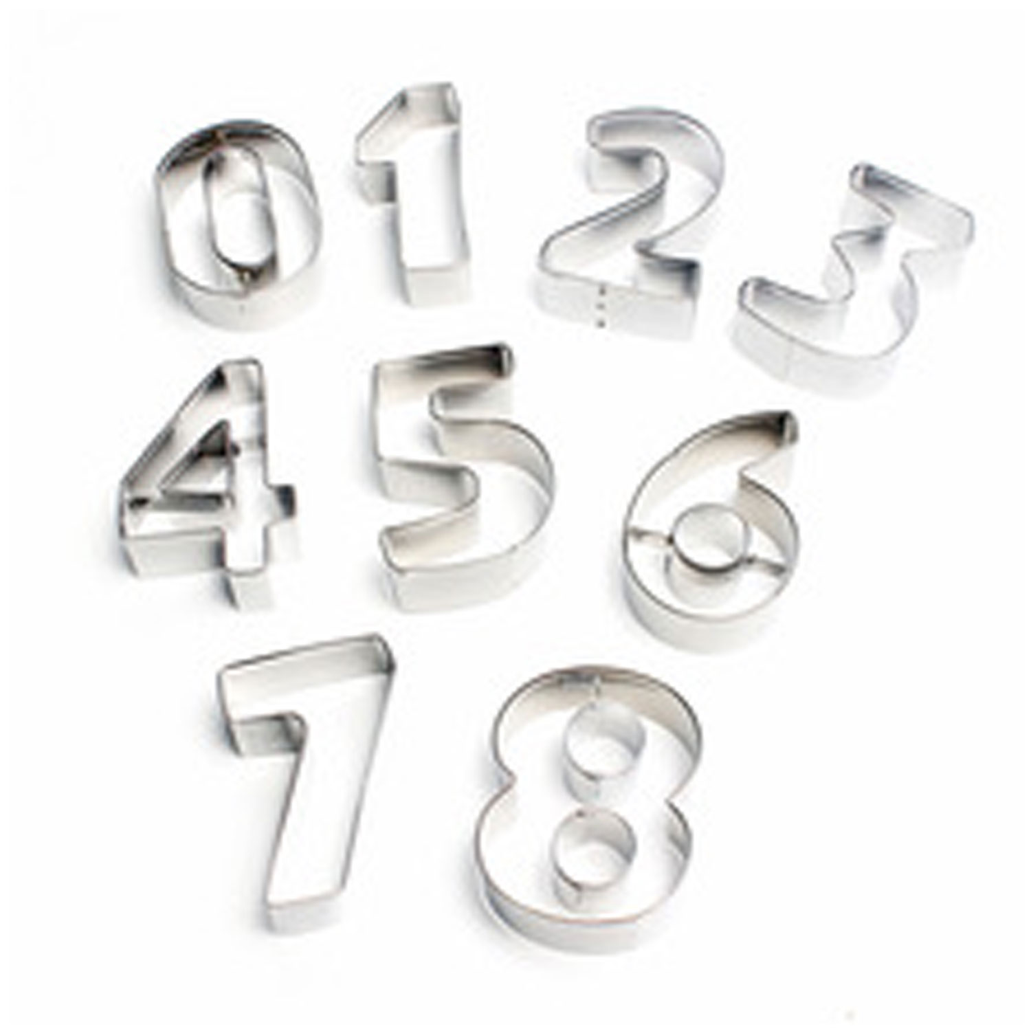 Kek Kurabiye Kalıbı 0 Dan 8 Kadar 9 Parça 5.5 CM B037 Kek Kurabiye Kalıbı 0 Dan 8 Kadar 9 Parça 5.5 CM B037